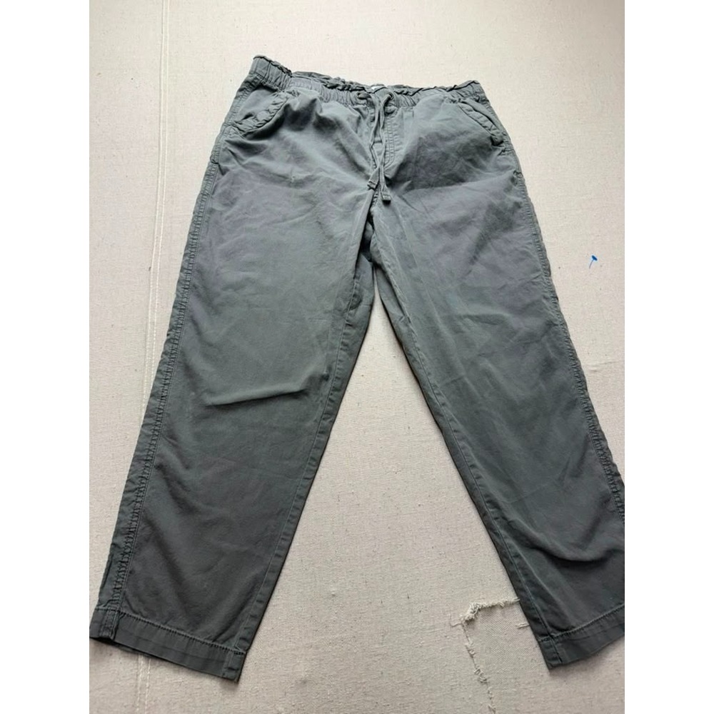 Sonoma Goods For Life Women's PM Gray Pull-On Stretch Pants Drawstring [A194]